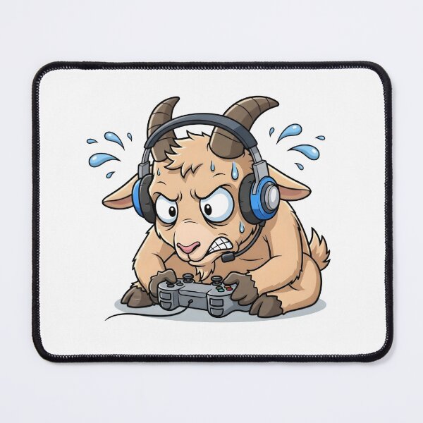 Item preview, Focused Sweaty Goat Gamer designed and sold by LoganDzign.