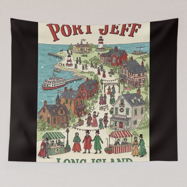 Item preview, Port Jeff Dickens designed and sold by FitEnvy.