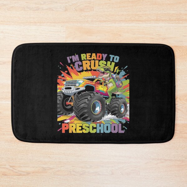 Item preview, Crush Preschool Dinosaur Back to School Boys  designed and sold by lilLilaBatArt.