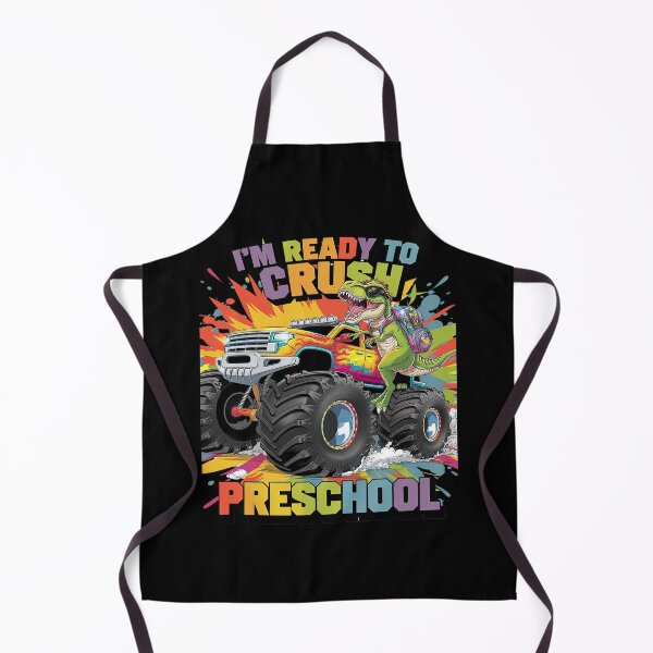Item preview, Crush Preschool Dinosaur Back to School Boys designed and sold by lilLilaBatArt.