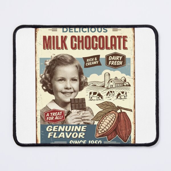 Item preview, Sweet Nostalgia: Vintage Milk Chocolate Delight designed and sold by ForeverPrintsOK.