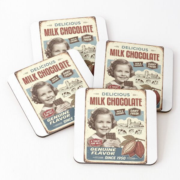 Item preview, Sweet Nostalgia: Vintage Milk Chocolate Delight designed and sold by ForeverPrintsOK.