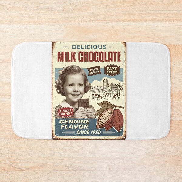 Item preview, Sweet Nostalgia: Vintage Milk Chocolate Delight designed and sold by ForeverPrintsOK.