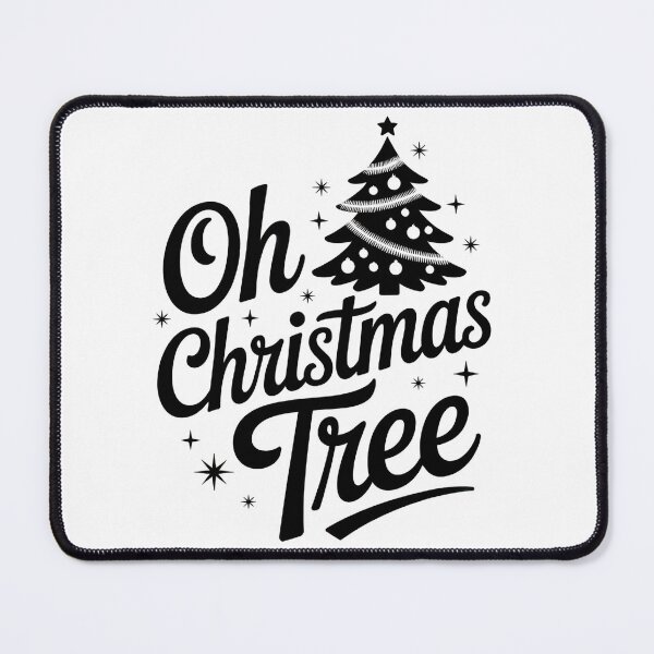 Item preview, Oh Christmas Tree – Hand Lettered Christmas Tree Holiday Design designed and sold by Happy'CLICK'.