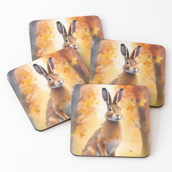 Item preview, Wild Hare in Fall Forest designed and sold by CalmnessbyChoice.
