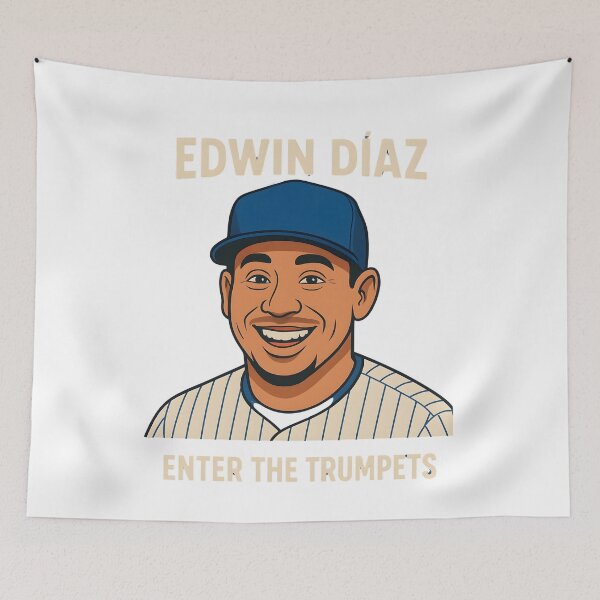 Item preview, Enter The Trumpets – Baseball Player Art designed and sold by Graphic Therapist.