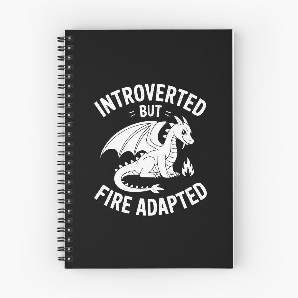 Item preview, Introverted But Fire Adapted designed and sold by theartfulaspie.