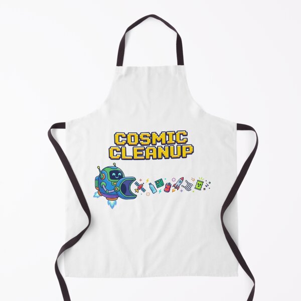 Item preview, Cosmic Cleanup Pixel Art Robot Graphic for Space Enthusiasts designed and sold by chattsuede.