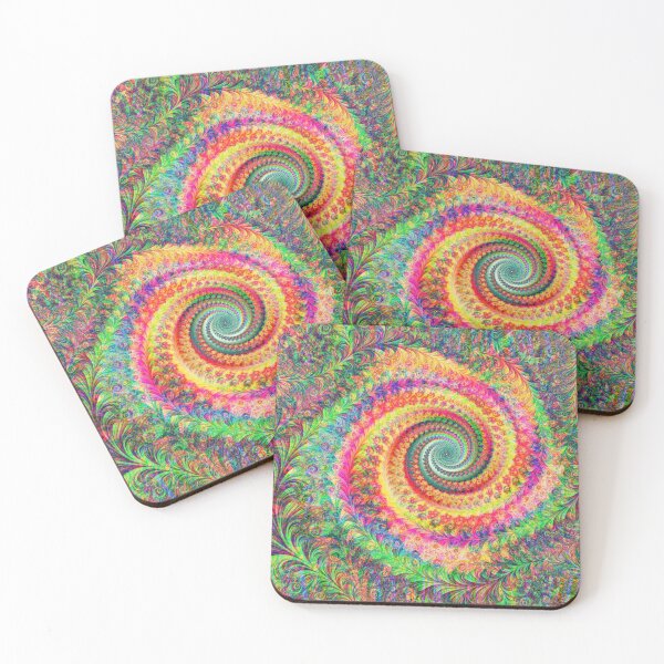 Item preview, Abstract Multicolored Floral Fractal Swirl Mix 6 designed and sold by SXW Designs.