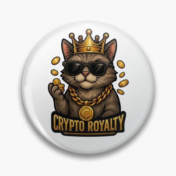 Item preview, Crypto Royalty King Cat Artwork designed and sold by Pixostick.