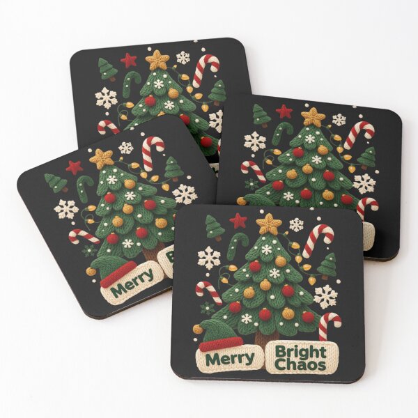 Item preview, Funny Knitted Ugly Christmas Tree Graphic 2025 Tee & Sticker designed and sold by GeniePixel.