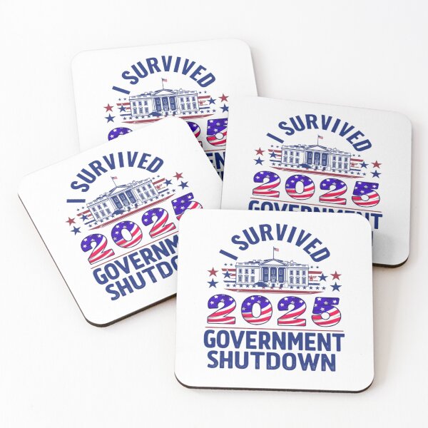 Item preview, government shutdown I Survived the 2025 Government Shutdown – Vintage Political Humor designed and sold by Sendowart.