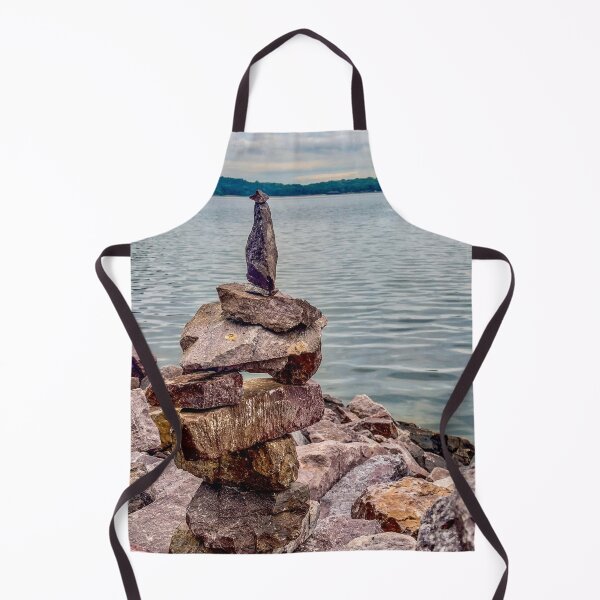 Item preview, Balanced Rock Sculpture at Devils Lake – Nature Art Print designed and sold by aadventures.