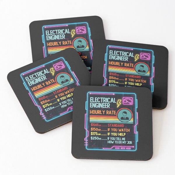 Item preview, Electrical Engineer Hourly Rate Job Humor designed and sold by hexenor.