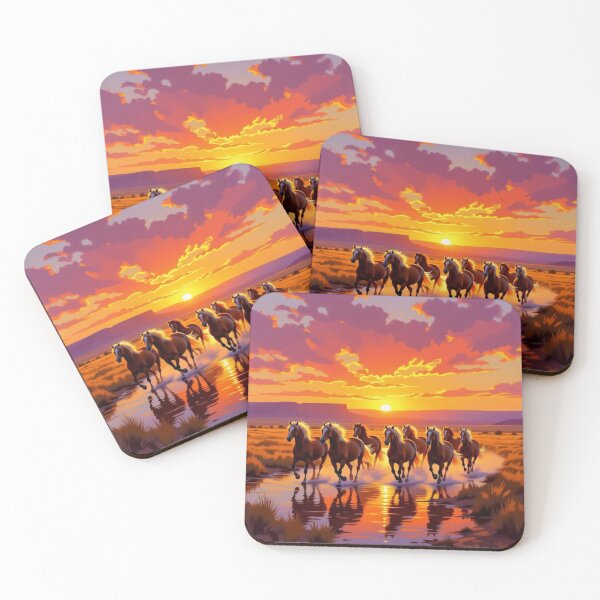 Item preview, Palomino horses galloping designed and sold by LynsOldeshop.