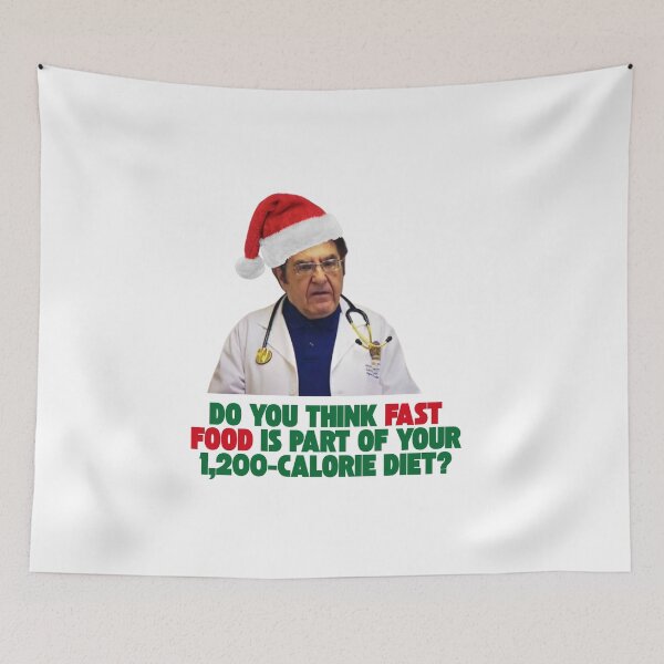 Item preview, Funny Dr. Now Quote Christmas Sticker | My 600-lb Life Meme | Dr. Nowzaradan Diet Humor Sticker designed and sold by LAVegasVibes .