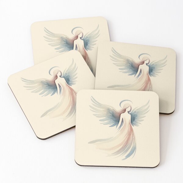 Item preview, Ethereal Guardian Angel designed and sold by MoxisWatercolor.