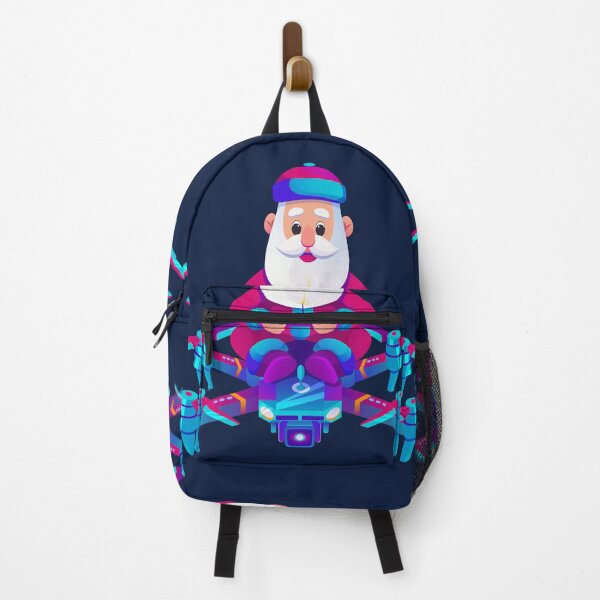 Item preview, Futuristic Santa Riding a Drone – Tech Christmas designed and sold by Mariia Berezhna.