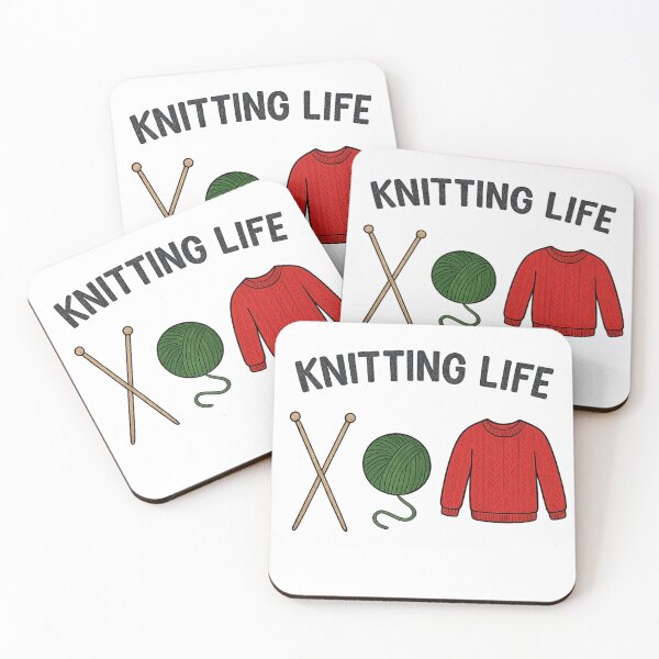 Item preview, KNITTING  LIFE  designed and sold by HBK ACCESSORIES.