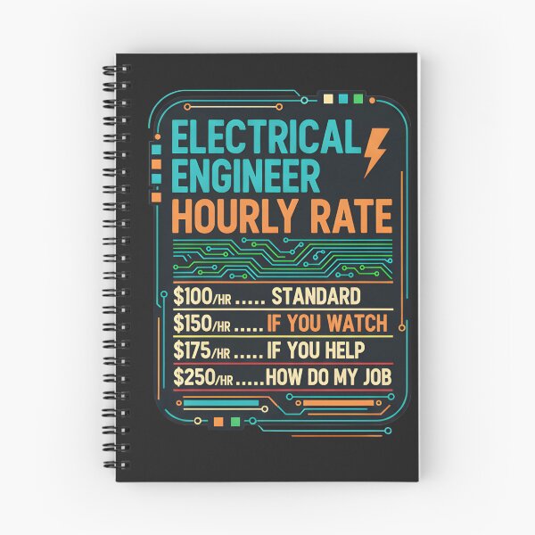 Item preview, Electrical Engineer Hourly Rate Funny Job Gift designed and sold by hexenor.