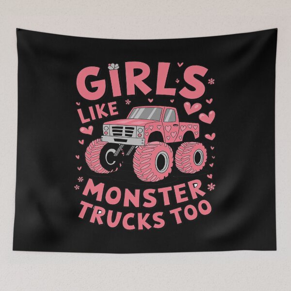 Item preview, Cute Girls Like Monsters Too  designed and sold by lilLilaBatArt.