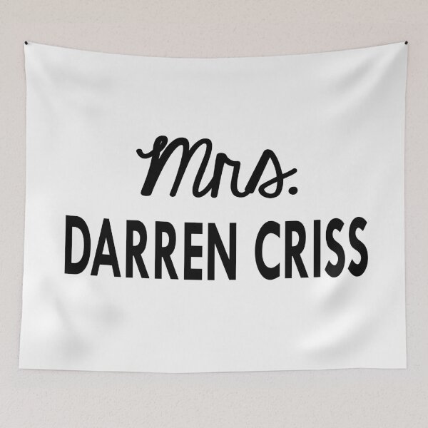 Item preview, Mrs Darren Criss Miss designed and sold by Sasya.