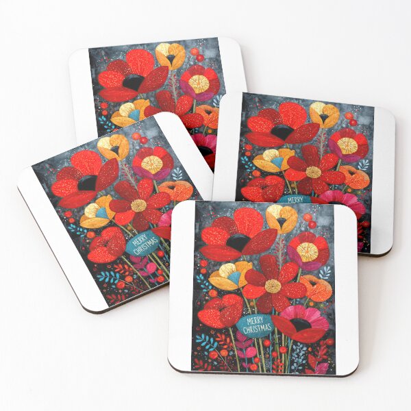 Item preview, Floral Cheer: A Merry Christmas in Full Bloom designed and sold by ForeverPrintsOK.