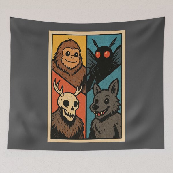 Item preview, Cryptid Collage designed and sold by Planetporridge.