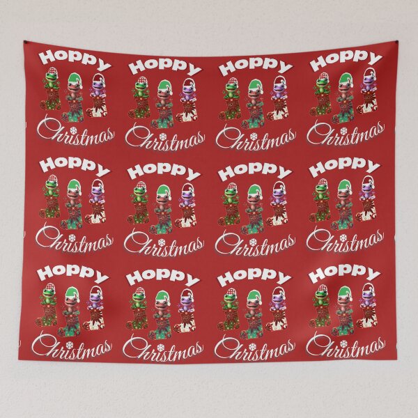 Item preview, Hoppy Christmas Frog Design – Cute Frogs in Stockings | Kawaii Holiday Animal Art designed and sold by HopeAndHustle.