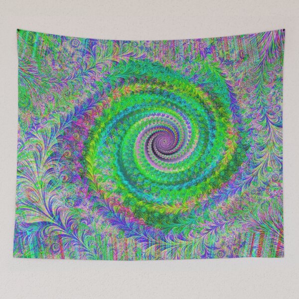 Item preview, Abstract Multicolored Floral Fractal Swirl Mix 8 designed and sold by SXW Designs.