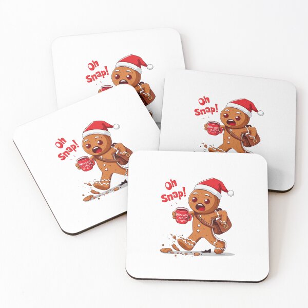 Item preview, Oh Snap! Gingerbread Man Broken Foot — Funny Christmas Cartoon Design designed and sold by Colorful-Garden.