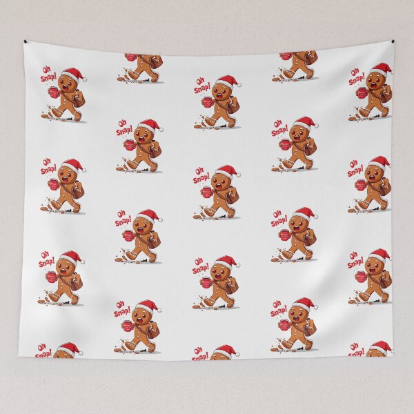 Item preview, Oh Snap! Gingerbread Man Broken Foot — Funny Christmas Cartoon Design designed and sold by Colorful-Garden.