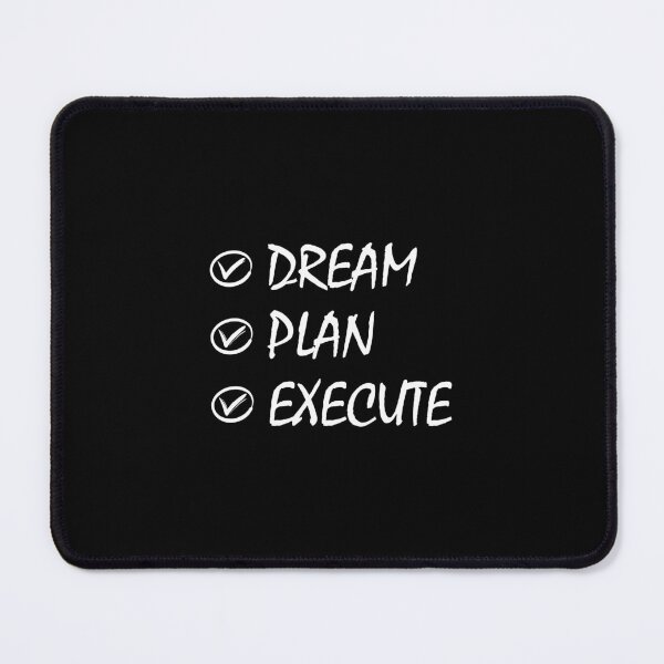 Item preview, Dream • Plan • Execute – Success Mindset Tee designed and sold by teedesigndaily.