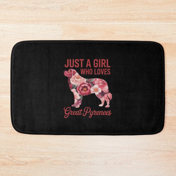 Item preview, Great Pyrenees Just A Girl Who Loves Dog Flower Floral5  designed and sold by MathisBellanger.