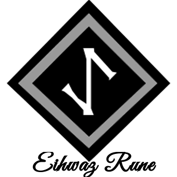 Artwork thumbnail, Eihwaz Rune by WindsofJupiter