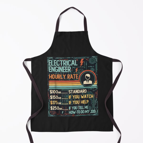 Item preview, Electrical Engineer Hourly Rate Funny Job Humor designed and sold by hexenor.