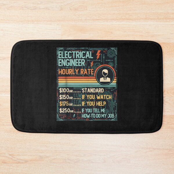 Item preview, Electrical Engineer Hourly Rate Funny Job Humor designed and sold by hexenor.