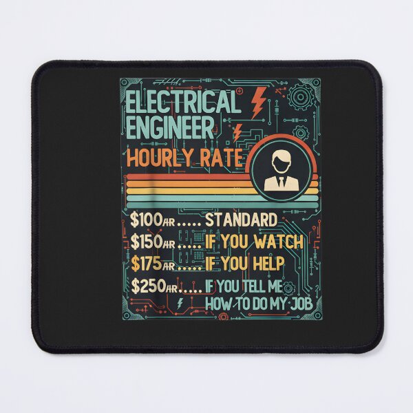 Item preview, Electrical Engineer Hourly Rate Funny Job Humor designed and sold by hexenor.