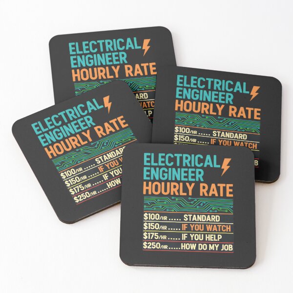 Item preview, Electrical Engineer Hourly Rate Job Humor designed and sold by hexenor.