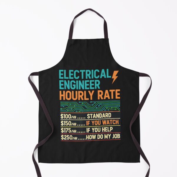 Item preview, Electrical Engineer Hourly Rate Job Humor designed and sold by hexenor.