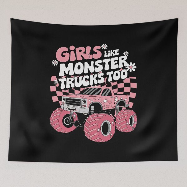 Item preview, Cute Girls Like Monsters Too  designed and sold by lilLilaBatArt.