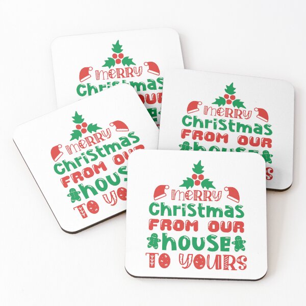 Item preview, Merry Christmas From Our House To Yours - Family Greeting designed and sold by FuzionRaptor.