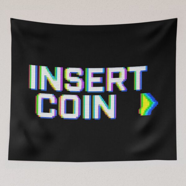 Item preview, INSERT COIN – Glitch Arcade Prompt designed and sold by Wawan35200.