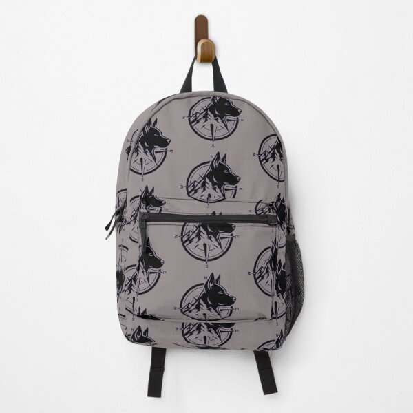 Item preview, Alpha Wolf Compass – Electric Violet Artwork designed and sold by Royalsticker.