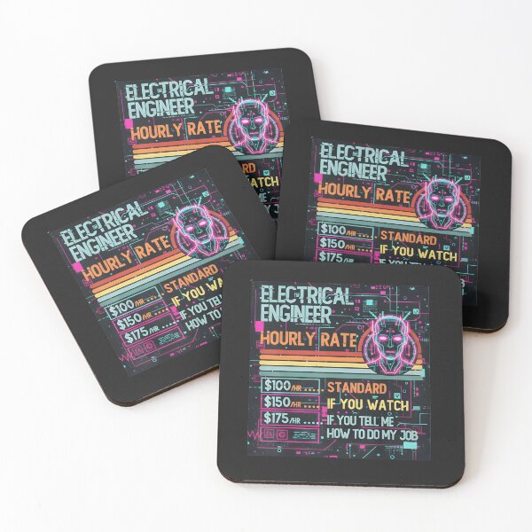Item preview, Electrical Engineer Hourly Rate Job Humor designed and sold by hexenor.