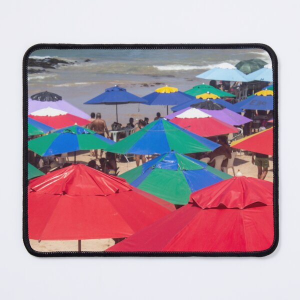 Item preview, several beach umbrellas piled up on a beach 2 designed and sold by felipequeiroz.