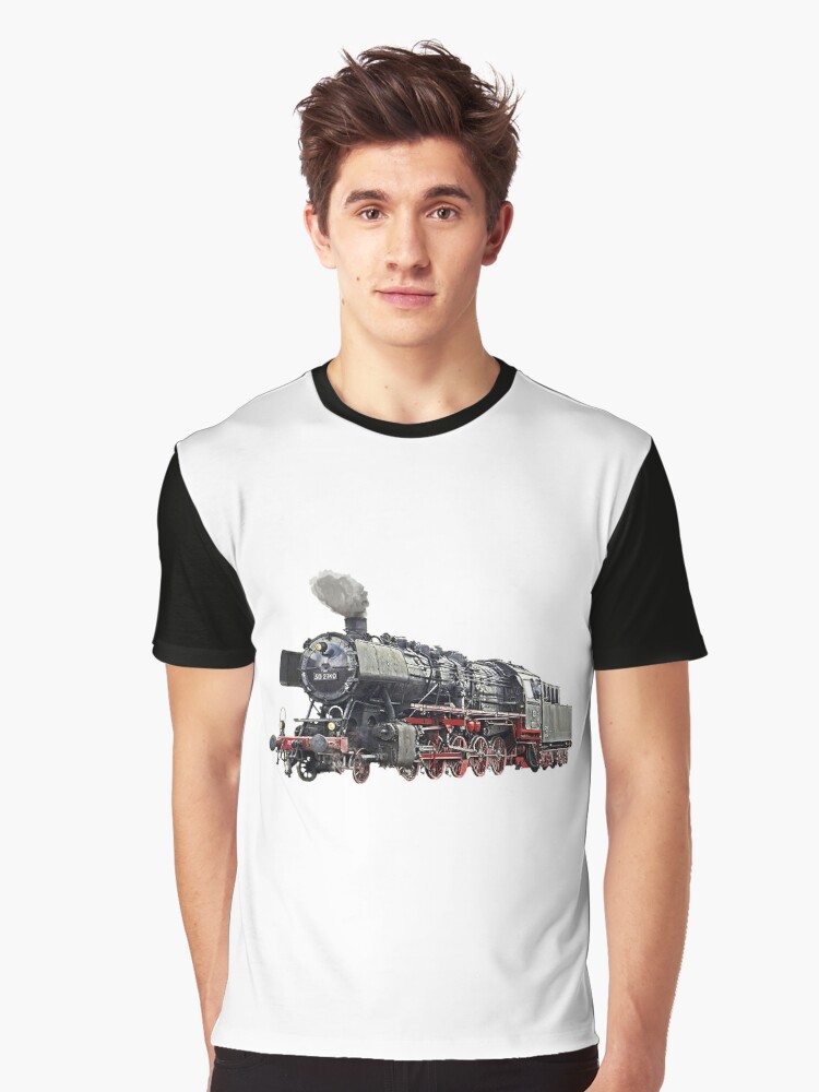 Graphic T-Shirt, Steam Train designed and sold by roggcar