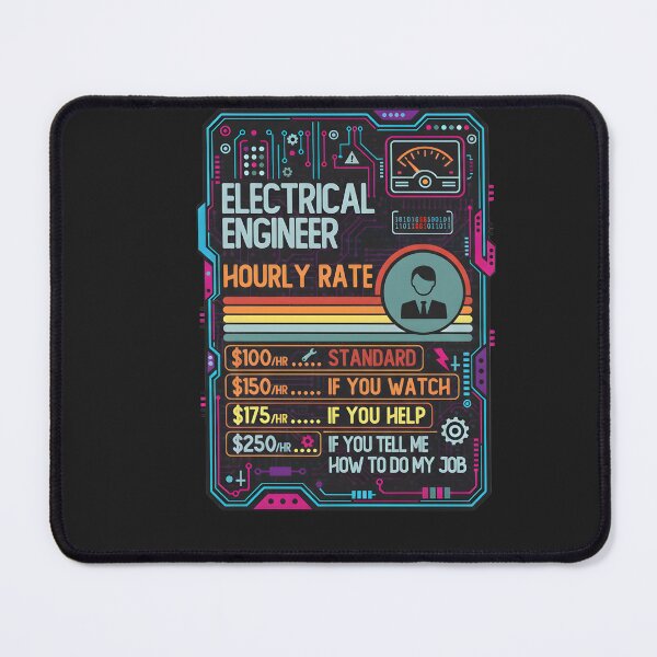 Item preview, Electrical Engineer Hourly Rate Funny Job Humor designed and sold by hexenor.
