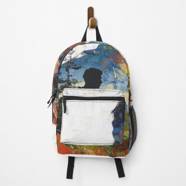 Item preview, Van Gogh Style Coder Impasto Painting | Digital Nomad Double Exposure Art Portrait designed and sold by Cherrydora.