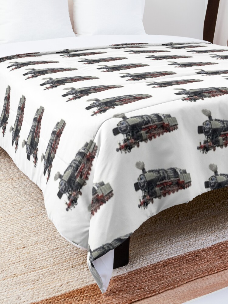 Thumbnail 5 of 6, Comforter, Steam Train designed and sold by roggcar.